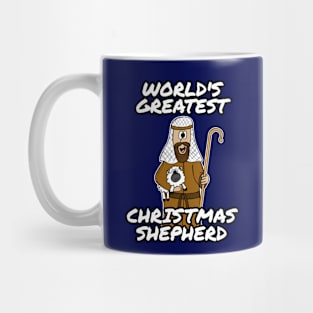 World's Greatest Christmas Shepherd Church Nativity Funny Mug